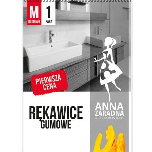 Manusi din cauciuc, pentru menaj, 2 buc/set, culoare galben, FIXI - marime M