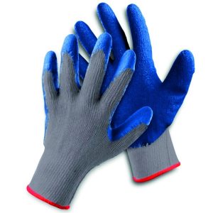 Manusi protectie Clinker, standard EN420, EN-388:3131, degete cauciucate cu latex - marimea 10 - gri
