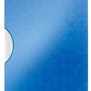 Dosar cu clip LEITZ WOW ColorClip, PP, A4, 30 coli, albastru