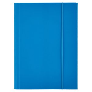 Mapa cu elastic ESSELTE Economy, carton, A4, albastru deschis