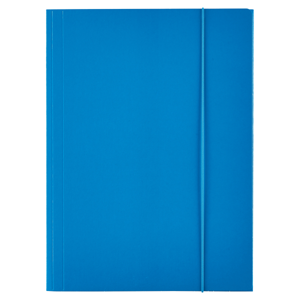 Mapa cu elastic ESSELTE Economy, carton, A4, albastru deschis