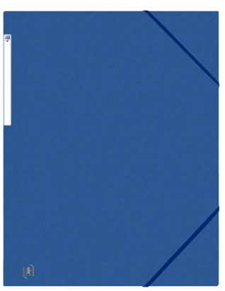 Mapa A3, carton MultiStrat 390g/mp, cu elastic pe colturi, OXFORD Top File - albastru