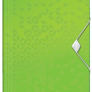 Mapa cu elastic LEITZ WOW, PP, A4, 150 coli, verde
