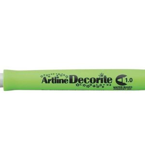Marker ARTLINE Decorite, varf rotund 1.0mm - vernil