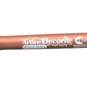 Marker ARTLINE Decorite, varf rotund 1.0mm - bronz