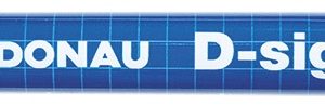 Permanent marker, varf rotund 2-4mm, corp plastic, DONAU D-Signer U - negru
