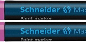 Marker cu vopsea SCHNEIDER Maxx 270, varf rotund 1-3mm - roz