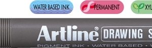 Liner pentru desen tehnic ARTLINE, varf fetru 0.8mm - negru