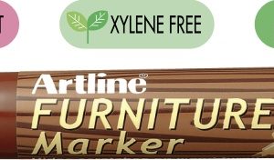 Marker ARTLINE 95, pentru mobilier din lemn (retusuri), corp plastic, varf tesit 2.0-5.0mm - stejar