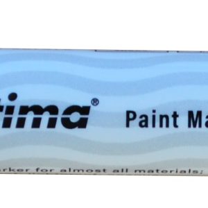 Marker cu vopsea Optima Paint 3710, varf rotund 4.5mm, grosime scriere 2-3mm - verde