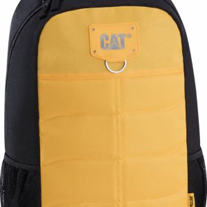 Rucsac CATERPILLAR Millennial Classic - Benji, material 600D HD polyester - negru cu galben