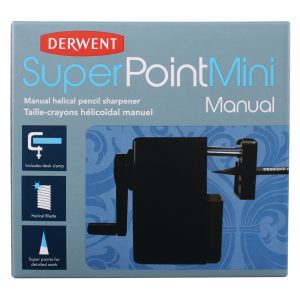 Mini ascutitoare creioane DERWENT Professional, manuala, pentru creioana pana la 8 mm, clema de prin