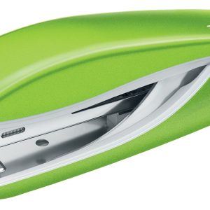 Capsator metalic LEITZ WOW 5528 MINI NeXXt Series, 10 coli, 1000 capse P2 incluse, verde