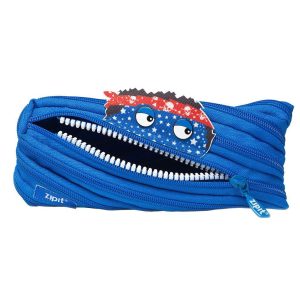 Penar cu fermoar, ZIPIT Talking Monstar - albastru royal