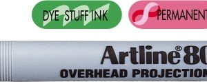 OHP Non-Permanent marker ARTLINE 804, varf mediu - 1.0mm - negru