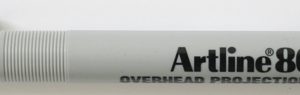 OHP Non-Permanent marker ARTLINE 804, varf mediu - 1.0mm - rosu