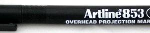 OHP Permanent marker ARTLINE 853, varf fin - 0.5mm - albastru