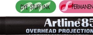 OHP Permanent marker ARTLINE 854, varf mediu - 1.0mm - negru