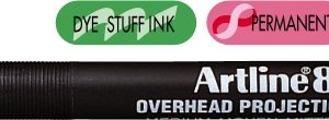 OHP Permanent marker ARTLINE 854, varf mediu - 1.0mm - verde