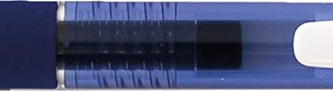 Pix cu gel PENAC Inketti, rubber grip, 0.7mm, corp albastru transparent - scriere albastra