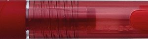 Pix cu gel PENAC Inketti, rubber grip, 0.7mm, corp rosu transparent - scriere rosie
