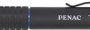 Creion mecanic profesional PENAC TLG - PRO, 0.7mm, rubber grip, varf cilindric fix, negru, in bliste