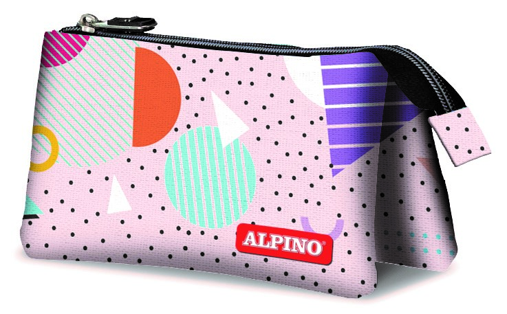 Penar neechipat, cu 3 fermoare, ALPINO Geometric