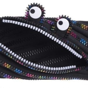 Penar cu fermoar, ZIPIT Monster Special Edition - dinti negri si curcubeu
