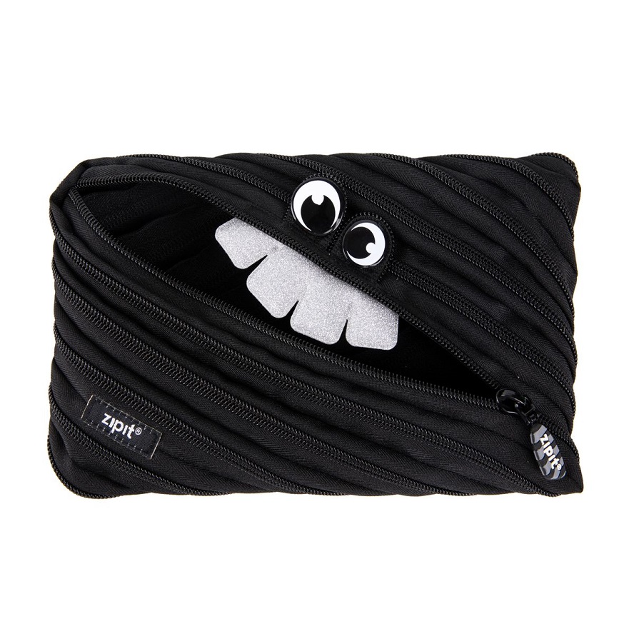 Penar cu fermoar, ZIPIT Party Monster Jumbo - negru