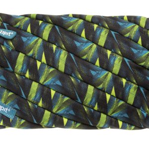 Penar cu fermoar, ZIPIT Fresh Jumbo - verde cu flori