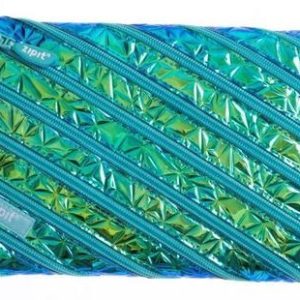 Penar cu fermoar, ZIPIT Metallic Jumbo - turcoaz