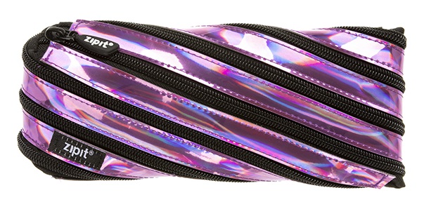 Penar cu fermoar, ZIPIT Metallic - mov