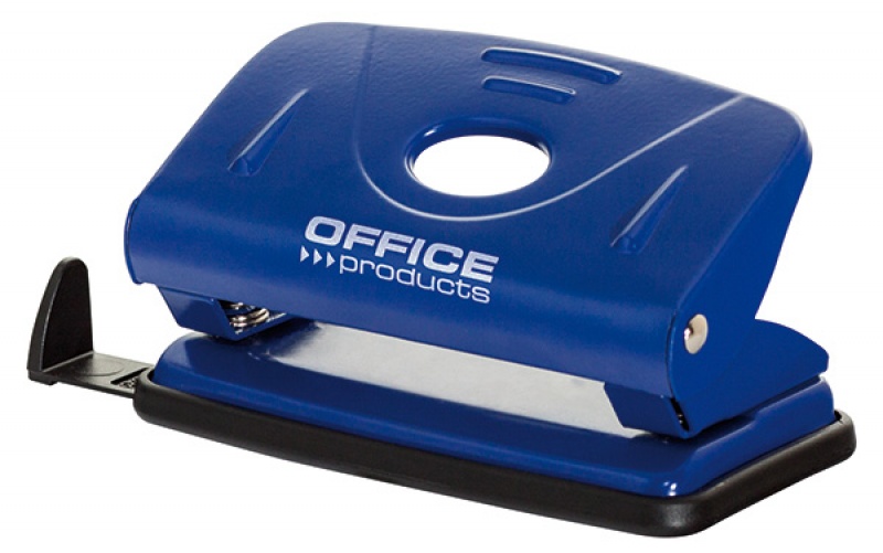Perforator metalic, 12 coli, Office Products - albastru