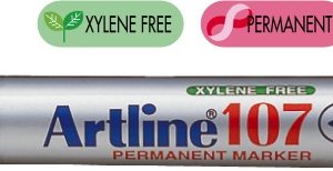 Permanent marker ARTLINE 107, corp plastic, varf rotund 1.5mm - albastru