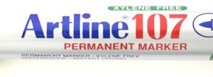Permanent marker ARTLINE 107, corp plastic, varf rotund 1.5mm - verde