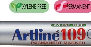 Permanent marker ARTLINE 109, corp plastic, varf tesit 2.0-5.0mm - albastru