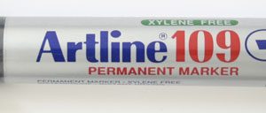 Permanent marker ARTLINE 109, corp plastic, varf tesit 2.0-5.0mm - verde