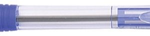 Pix cu mecanism, rubber grip, varf 0.7mm, Office Products - albastru