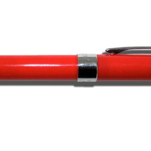 Pix multifunctional PENAC Ele-001 opaque, corp rosu cu accesorii metalice argintii, in cutie cadou