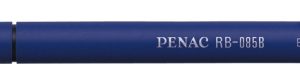 Pix PENAC RB-085B, rubber grip, 0.7mm, varf metalic, corp albastru - scriere albastra