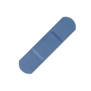 Plasturi albastri detectabili cu insertie metalica 19x72mm, 100buc/set