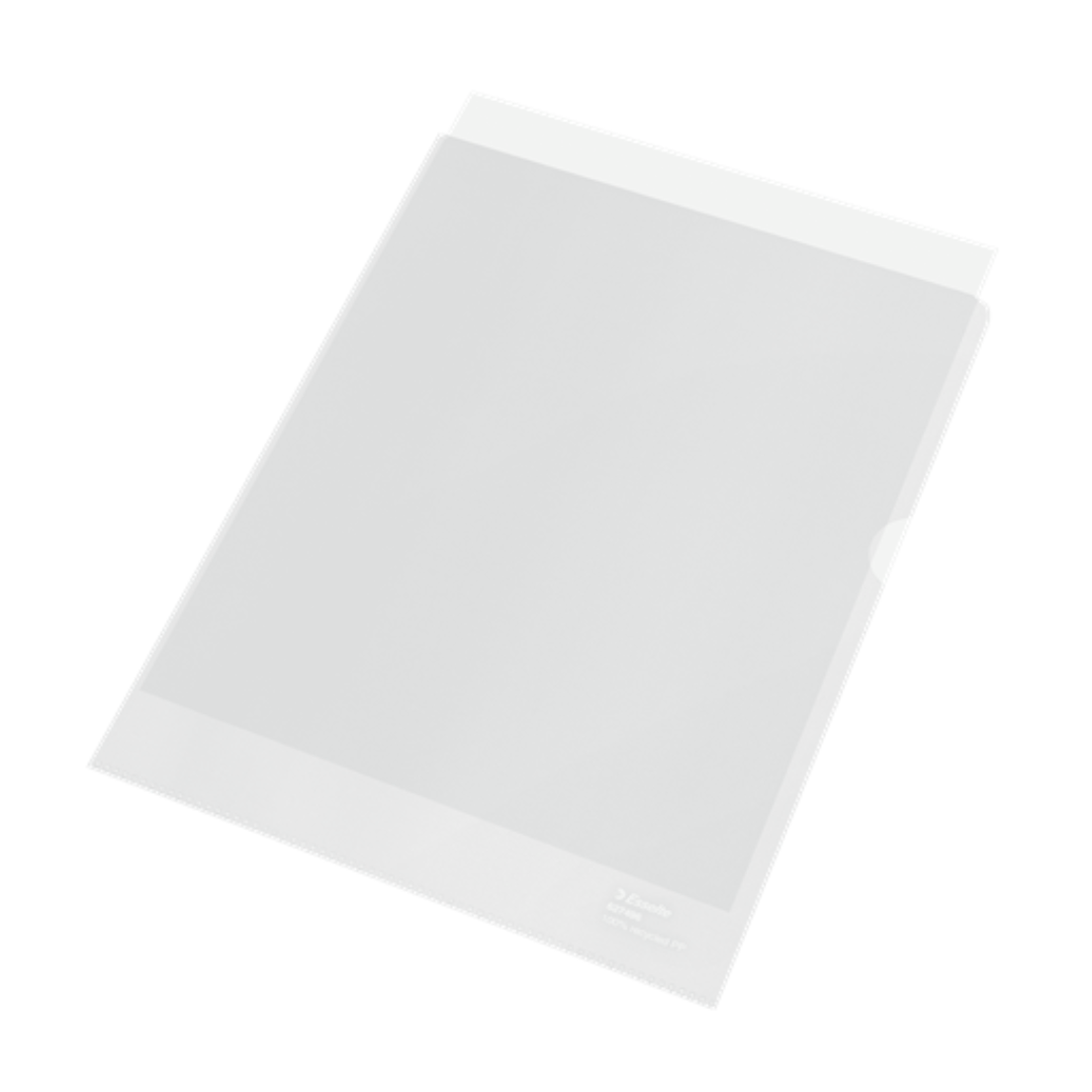 Mapa de protectie Esselte Recycled, PP, A4, 100 mic, 100 buc/cutie, standard