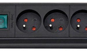 Prelungitor BRENNERSTUHL Premium, 4 prize cu impamantare, cablu 1.8 m, intrerupator - negru