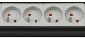 Prelungitor BRENNERSTUHL Premium, 6 prize cu impamantare, cablu 3 m, intrerupator - negru/gri