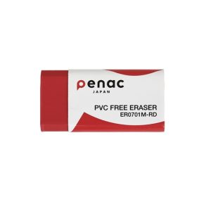 Radiera PENAC, 100% cauciuc, 59 x 21 x 10mm - culoare rosie