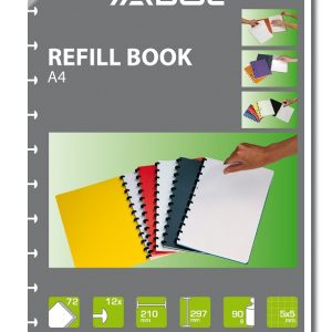 Rezerva caiet A4, 72 file - 90g/mp, AURORA Adoc - matematica