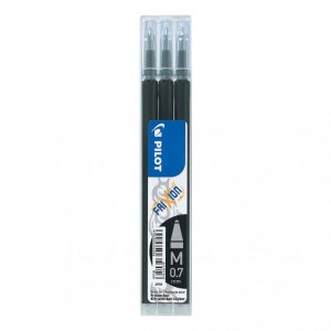 Rezerva roller PILOT Frixion, 0,7mm, 3buc/set - negru