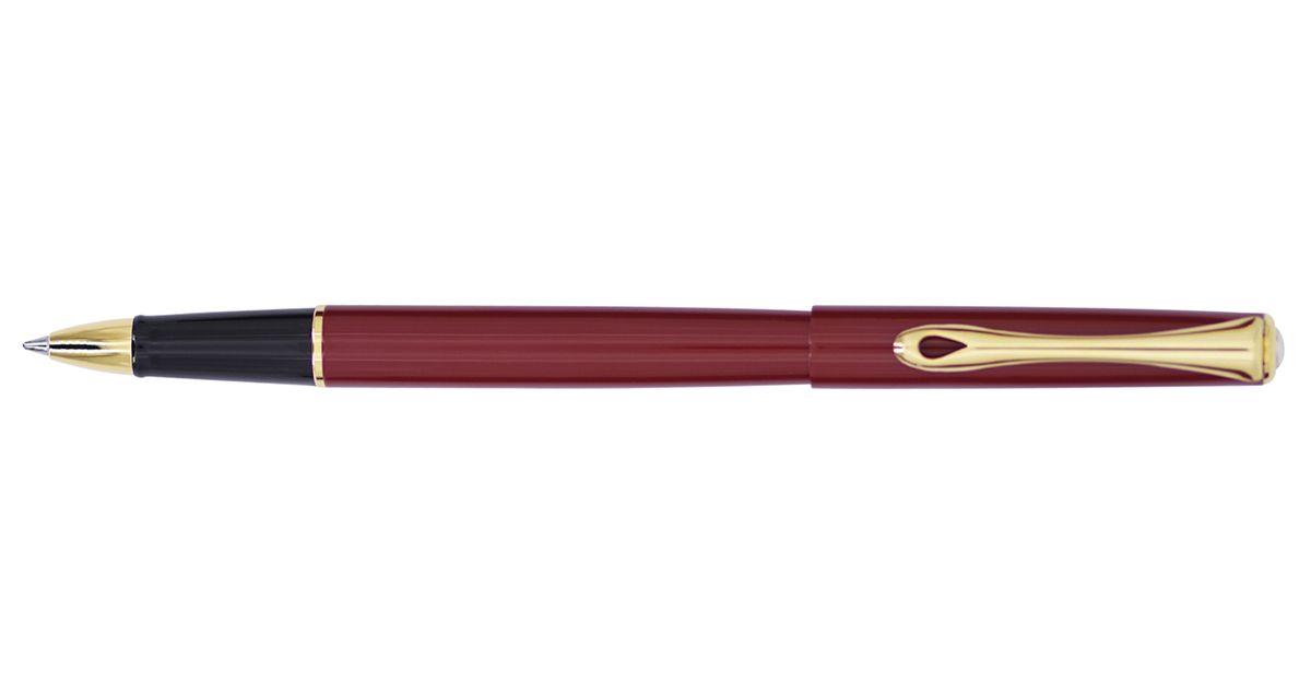 Roller Diplomat Traveller - dark red gold