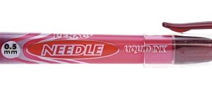 Roller cu cerneala PENAC, needle point 0.5mm - scriere rosie