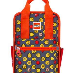 Rucsac Casual LEGO Tribini Fun Small - design Heads and Cup - rosu